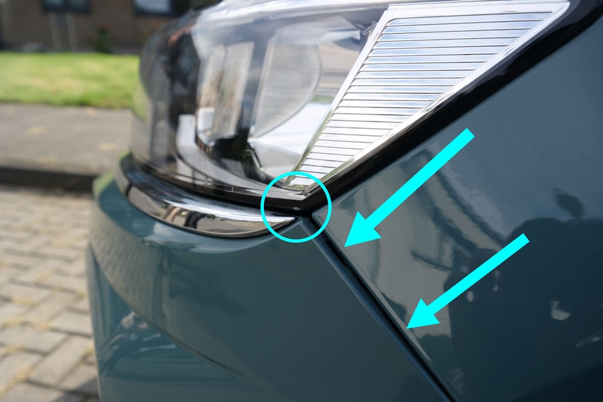 Schaden am Auto in Gelsenkirchen - Front verzogen vom KFZ-Gutachter erkannt